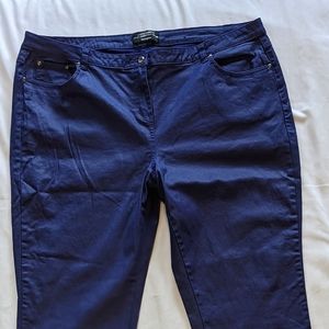 Size 24 slightly curvy purple stretch jeans